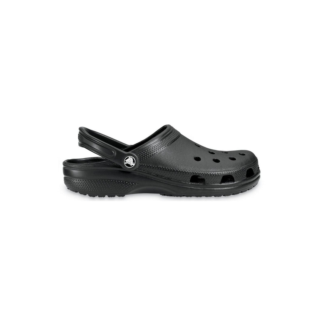 Women's Crocs 10001 Classic Clog Sandal in Black - Image 2