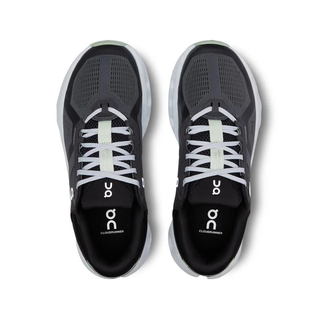 Women's Wide Fit On Cloudrunner 2 Training Shoes in Shadow/Lima - Image 5