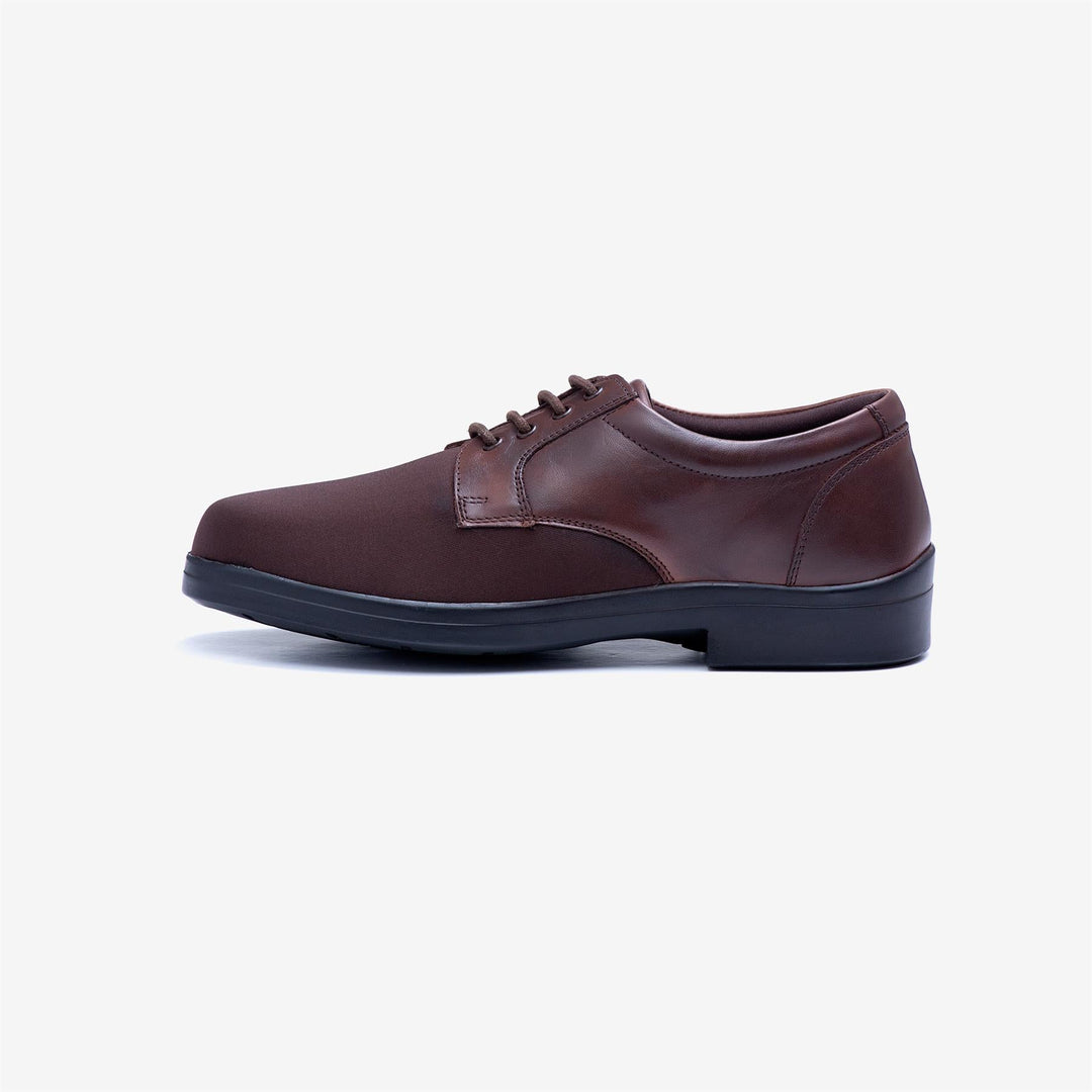 Mens Wide Fit Tredd Well Ryan Lace Up Shoes - Brown in Brown - Image 4