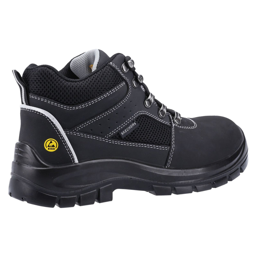 Men's Wide Fit Skechers 200002EC Trophus Letic Safety Boots in Black - Image 6