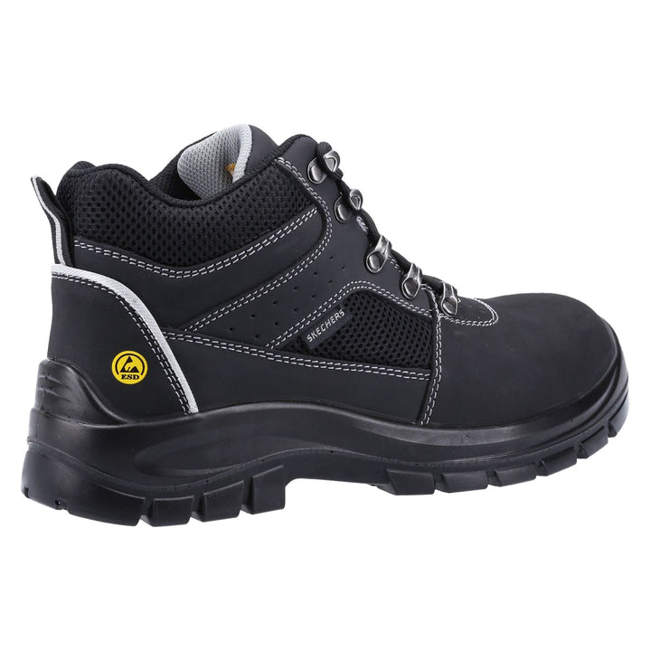 Men's Wide Fit Skechers 200002EC Trophus Letic Safety Boots in Black - Image 1