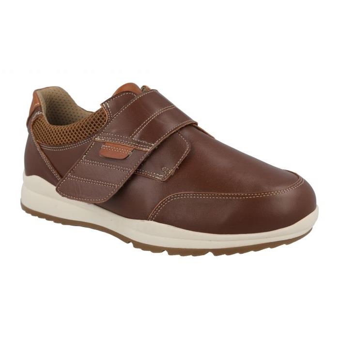 Men's Wide Fit DB Darwin Shoes in Black - Image 1