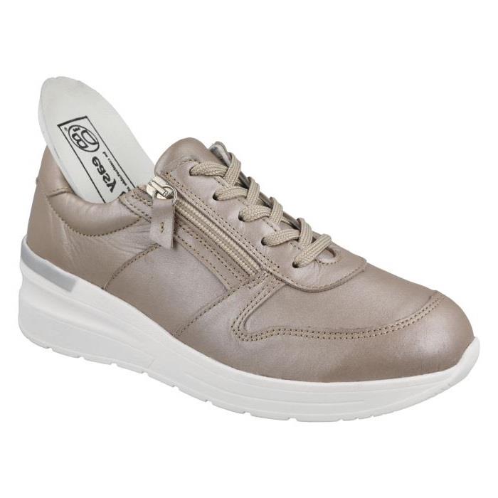 Women's Wide Fit DB Farndish Trainers in Black - Image 1