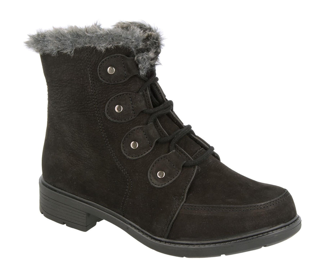 Womens Wide Fit DB Crawley Boots in Red - Image 3