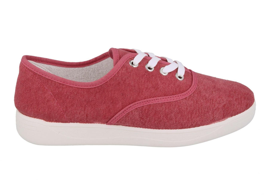 Womens Wide Fit DB Banff Shoes in Navy - Image 9