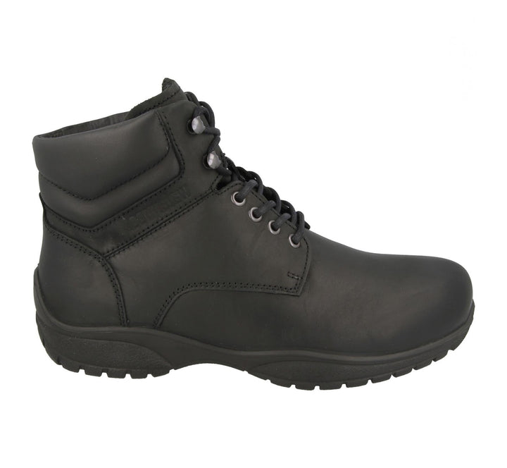 Mens Wide Fit DB Odessa Boots in Black Waterproof Nubuck - Image 1