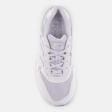 Women's Wide Fit New Balance WW880B Walking/Running Trainers - Fresh Foam in Black/White - Image 13