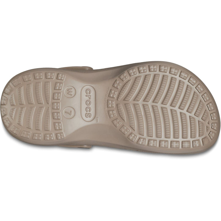 Women's Crocs 207938 Classic Platform Lined Clog Sandals in Black - Image 1