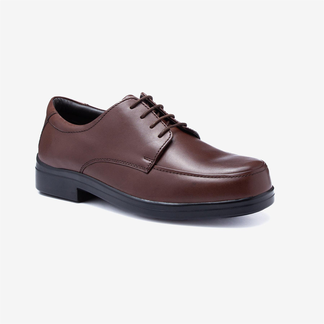 Mens Wide Fit Tredd Well Alex Lace Up Shoes in Black - Image 13