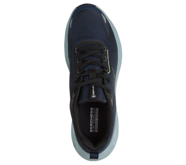 Men's Wide Fit Skechers 220417 Max Cushioning Glide Step Tukker Trainers in Navy/Blue - Image 5