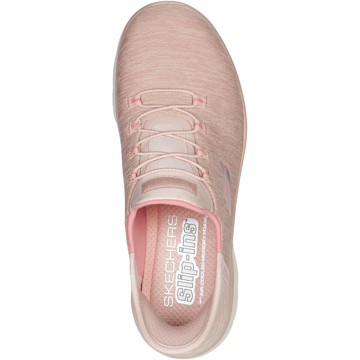 Women's Wide Fit Skechers 149937 Slip-ins Summits Dazzling Trainers in Grey/Multi - Image 1
