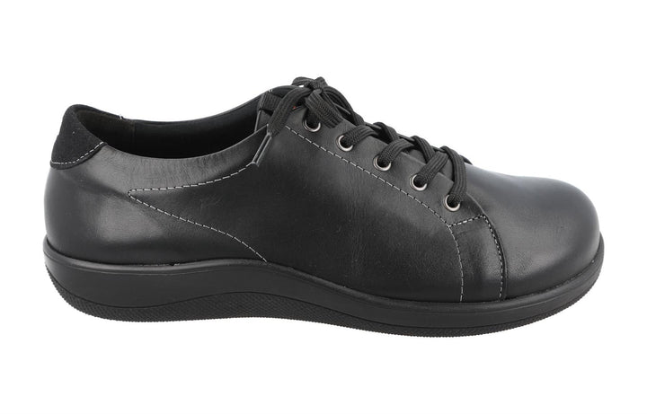 Women's Wide Fit DB Taylor Shoes in Black - Image 1
