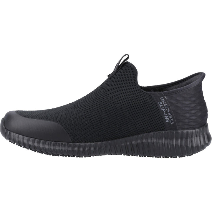 Men's Wide Fit Skechers 200171 Slip-ins Cessnock Rylind SR Work Trainers in Black - Image 1
