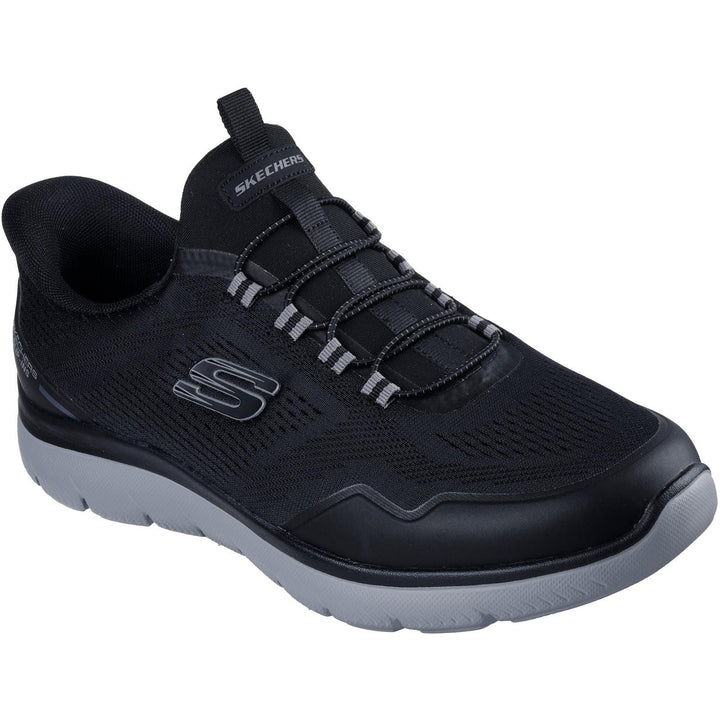 Men's Wide Fit Skechers 233045 Slip-ins Summits Top Rate Trainers in Navy/Yellow - Image 1