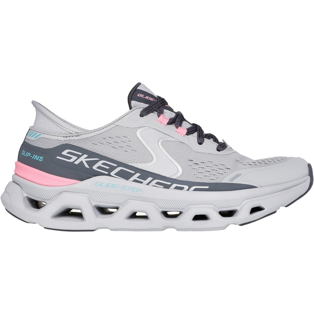 Women's Wide Fit Skechers 150510 Slip-ins Glide Step Altus Trainers in Black/Multi - Image 7