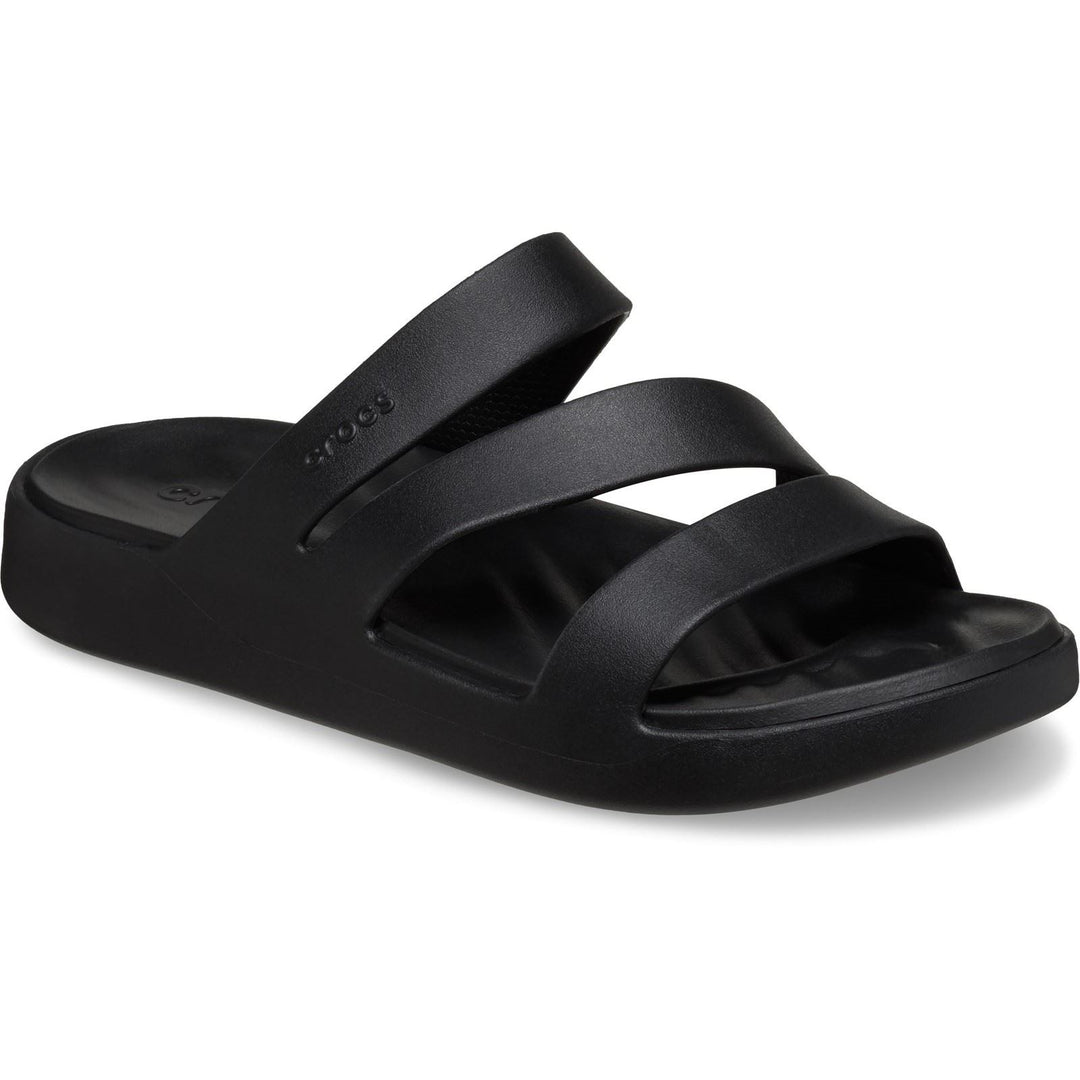Women's Crocs 209587 Getaway Strappy Slippers in Cassis - Image 26