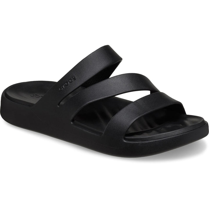 Women's Crocs 209587 Getaway Strappy Slippers in Cassis - Image 1