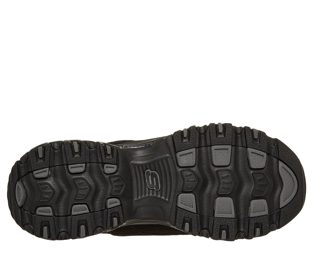 Women's Wide Fit Skechers 150543W Slip-ins D'Lites Classic Remix Trainers in Black - Image 7