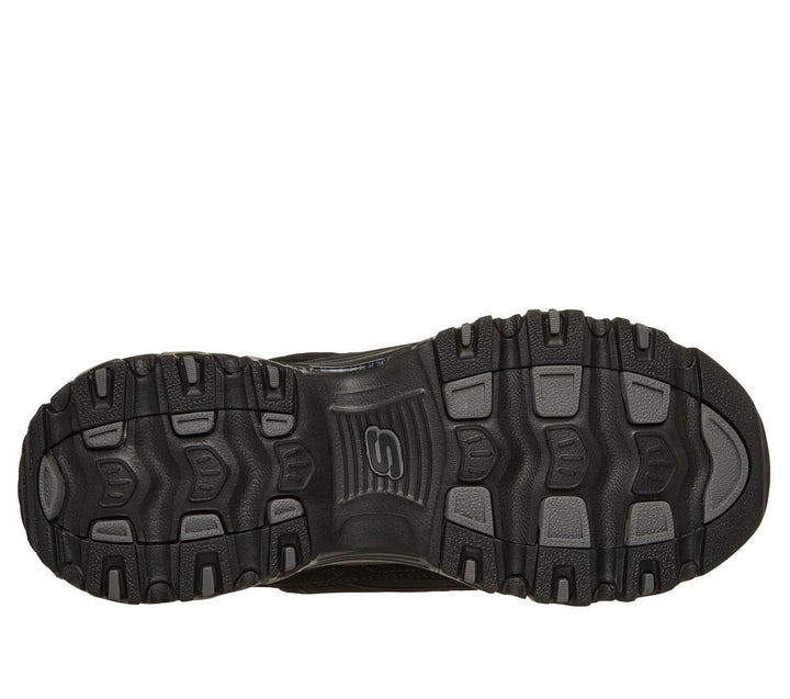 Women's Wide Fit Skechers 150543W Slip-ins D'Lites Classic Remix Trainers in Black - Image 1