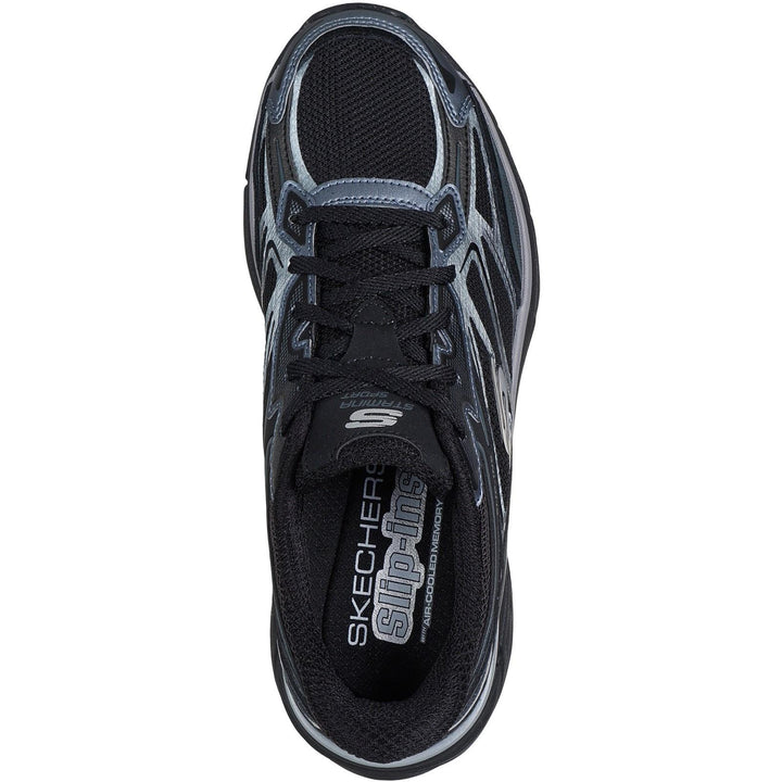 Women's Wide Fit Skechers 150710 Slip-ins Stamina Sport Trainers in Black - Image 1