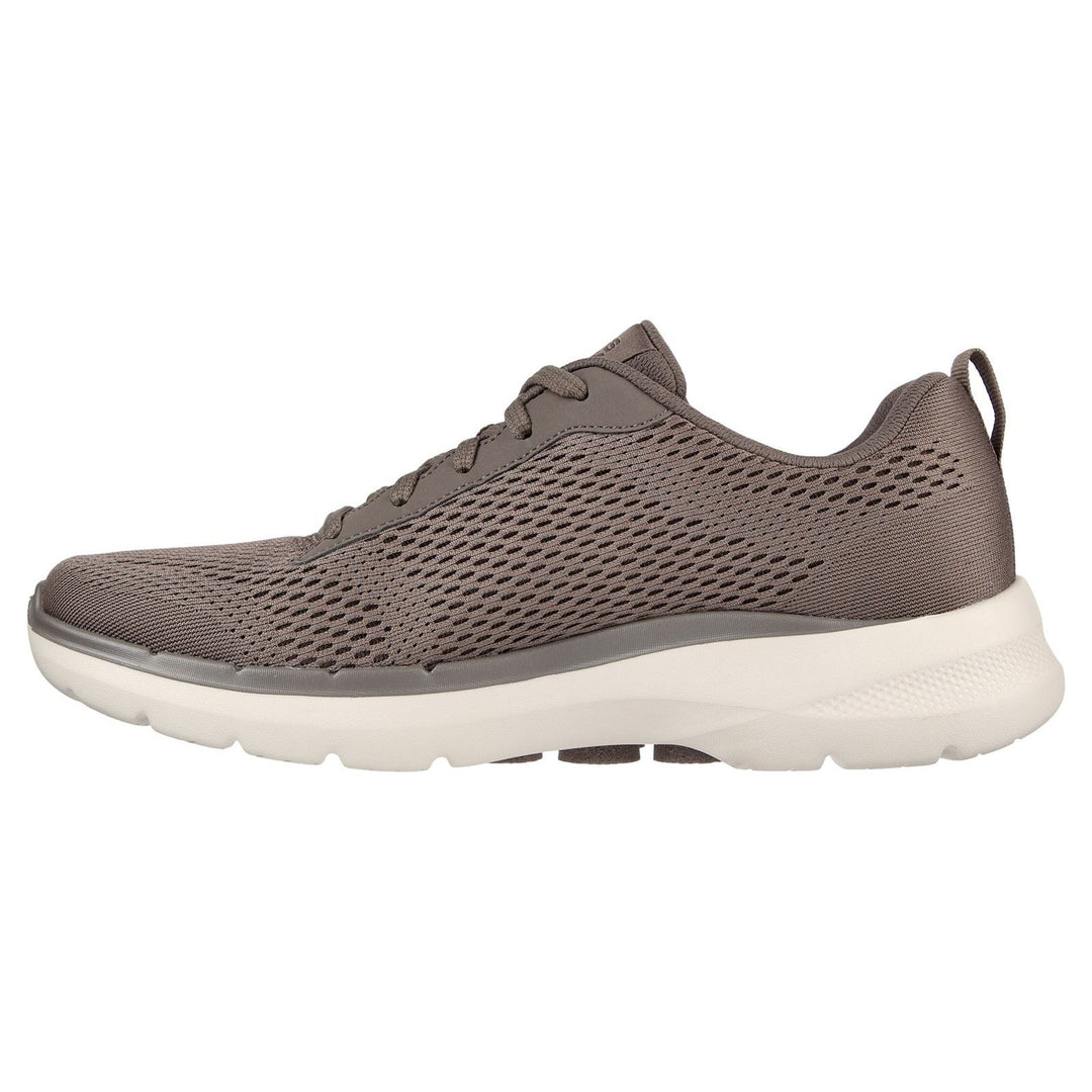 Men's Wide Fit Skechers 216209 Go Walk 6 Avalo Trainers in Taupe - Image 4