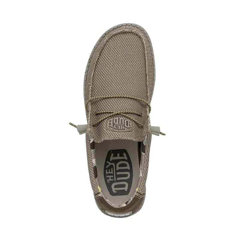 Men's Heydude Wally Sox Triple Needle Shoes in Fog - Image 12