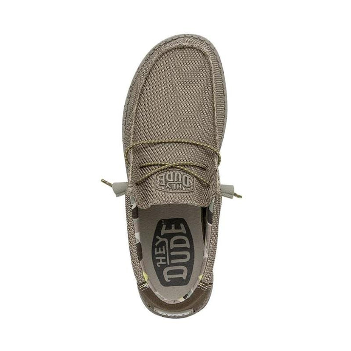 Men's Heydude Wally Sox Triple Needle Shoes in Fog - Image 1