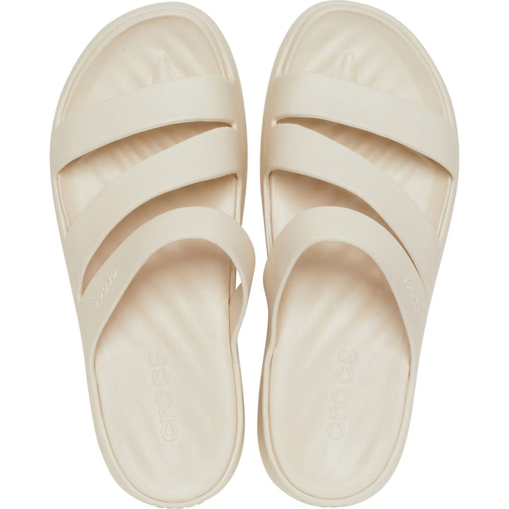 Women's Crocs 209587 Getaway Strappy Slippers in Cassis - Image 1