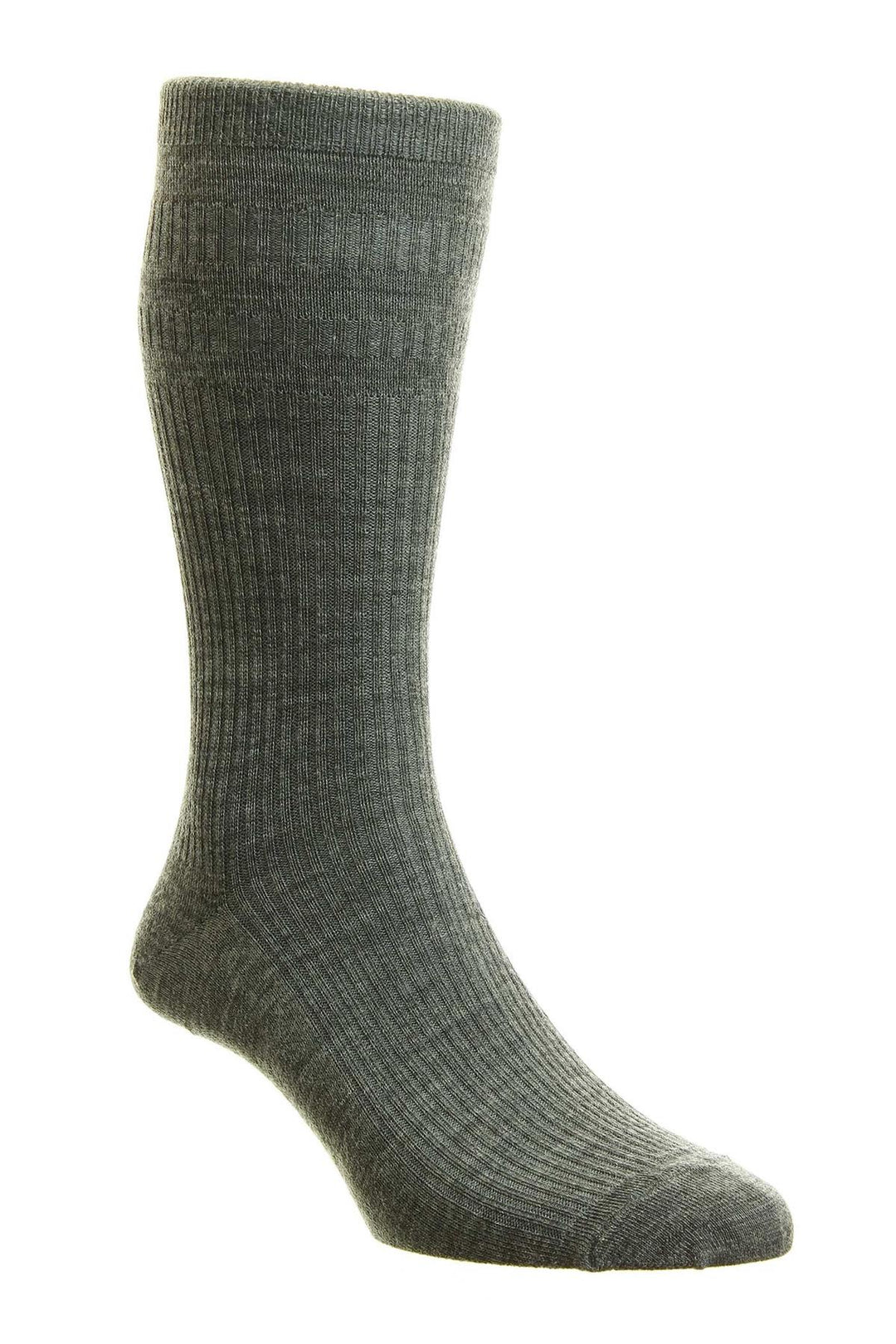 Mens HJ HALL Softop HJ190 Wool Socks in Black - Image 6