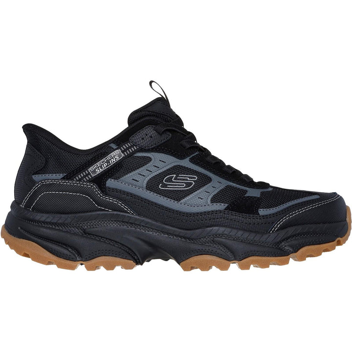 Men's Wide Fit Skechers 237744 Slip-ins Vigor At Trainers in Black - Image 1