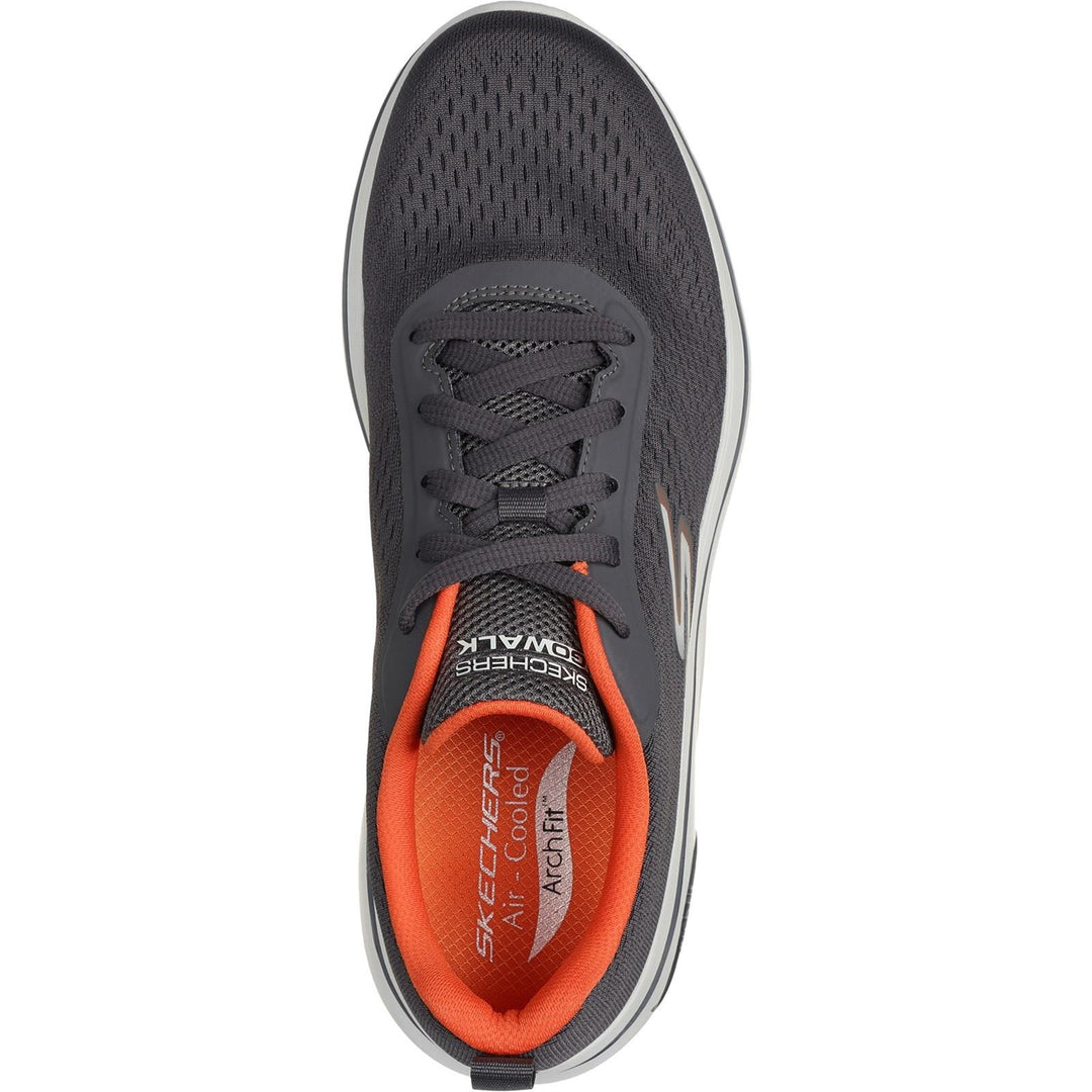 Men's Wide Fit Skechers 216516 Go Walk Arch Fit 2.0 Idyllic 2 Trainers in Navy - Image 10