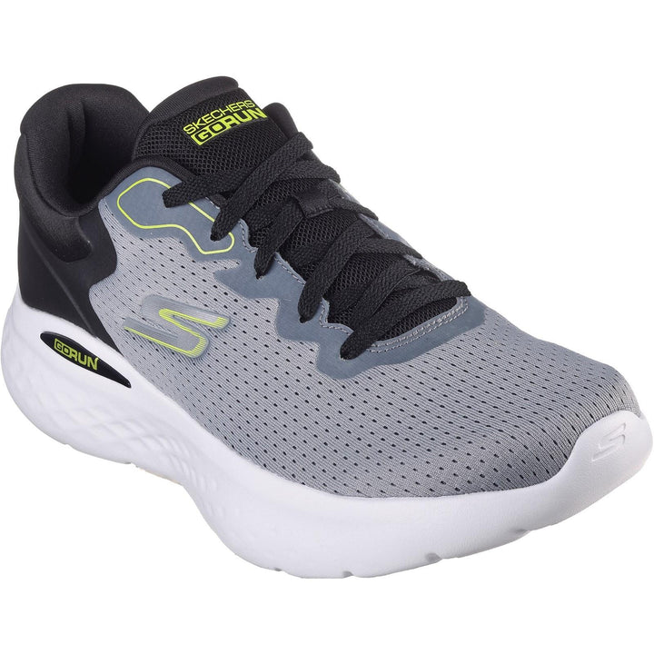Men's Wide Fit Skechers 220898 Go Run Lite Anchorage Trainers in Grey/Black - Image 1