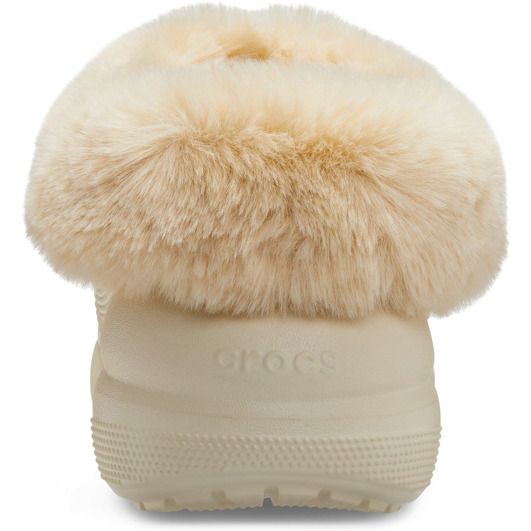 Women's Crocs 208446 Furever Crush Clog in Bone - Image 6