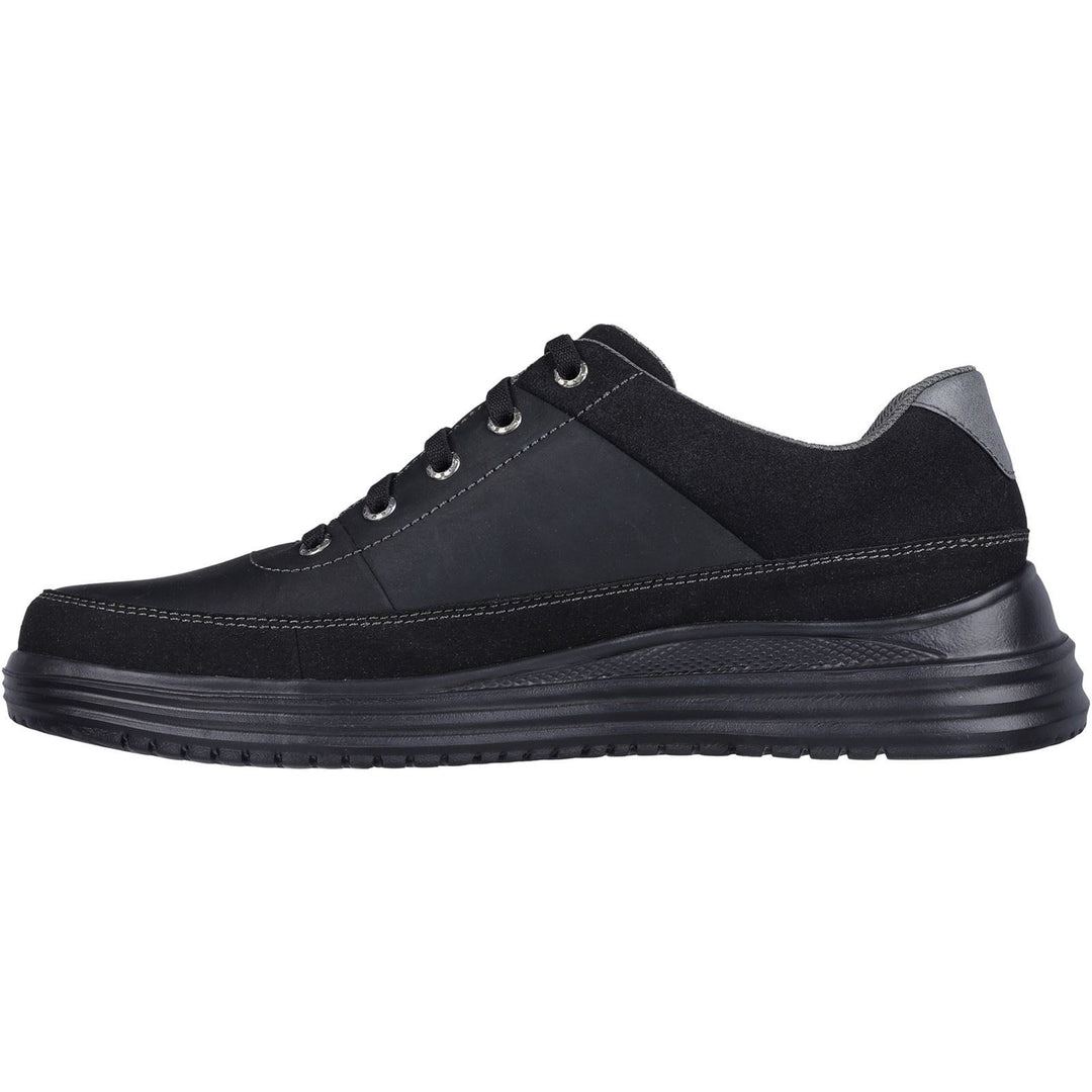 Men's Wide Fit Skechers 204875 Proven Aldeno Trainers in Black - Image 5