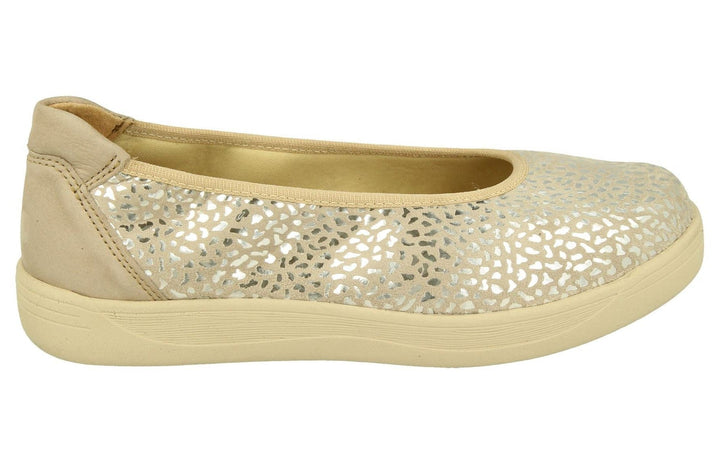 Womens Wide Fit DB Garganey Shoes in Navy Stretch Textile - Image 1
