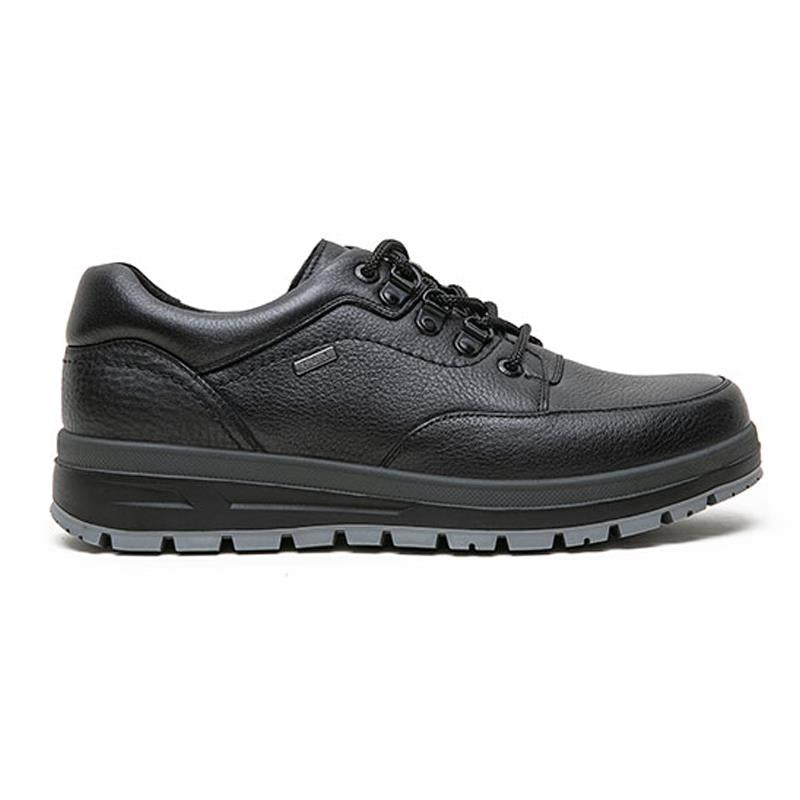 Men's Wide Fit Grunwald A-915 Lace Up Shoes in Black - Image 2