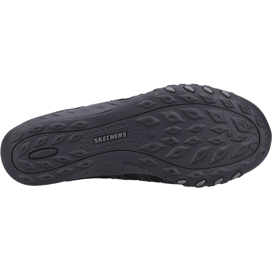 Women's Wide Fit Skechers 100244 Breathe Easy First Light Trainers in Black - Image 7