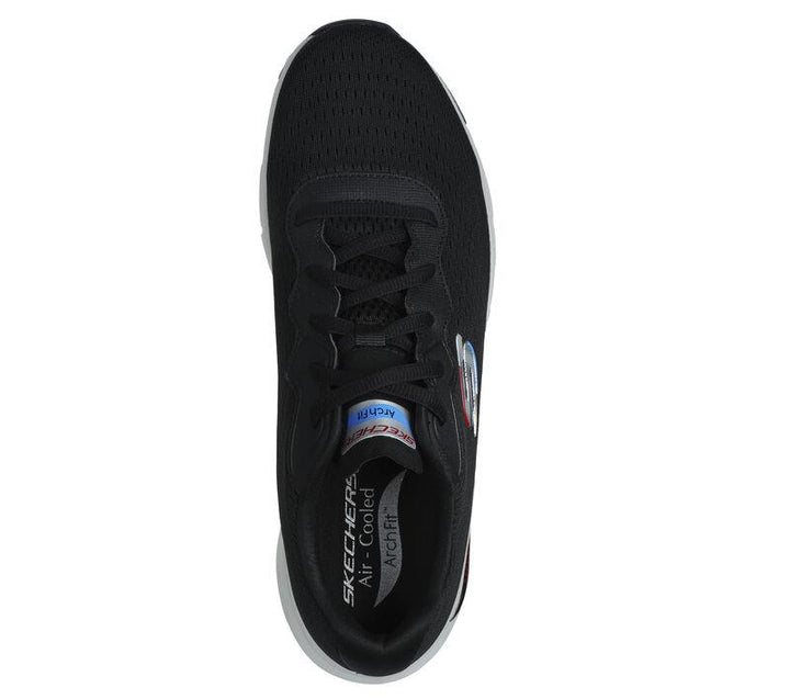 Men's Wide Fit Skechers 232303 Arch Fit Trainers in Black - Image 1