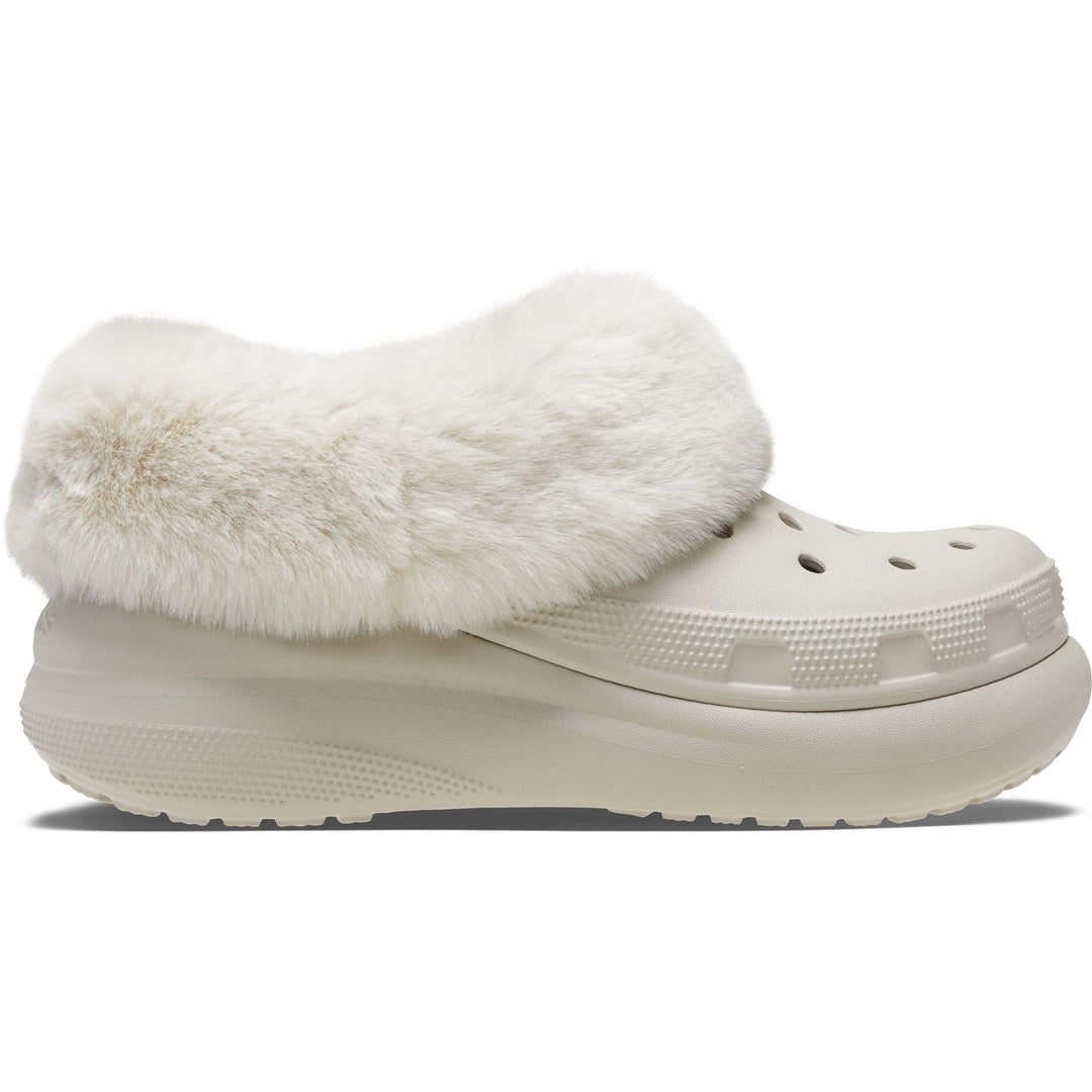 Women's Crocs 208446 Furever Crush Clog in Bone - Image 8