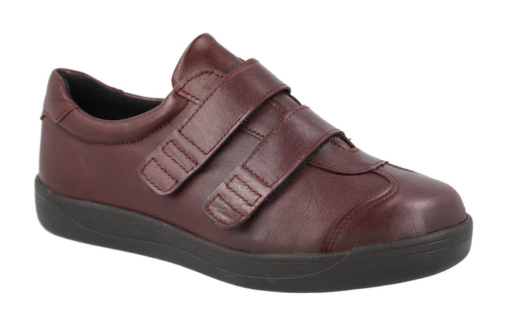 Women's Wide Fit DB Grasshopper Shoes in Black Leather - Image 1