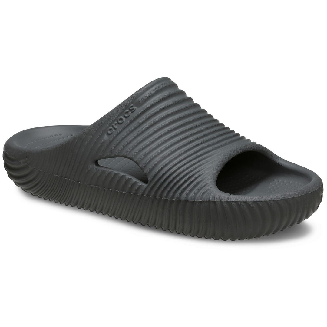 Women's Crocs 210333 Mellow Tide Recovery Slippers in Slate Grey - Image 3
