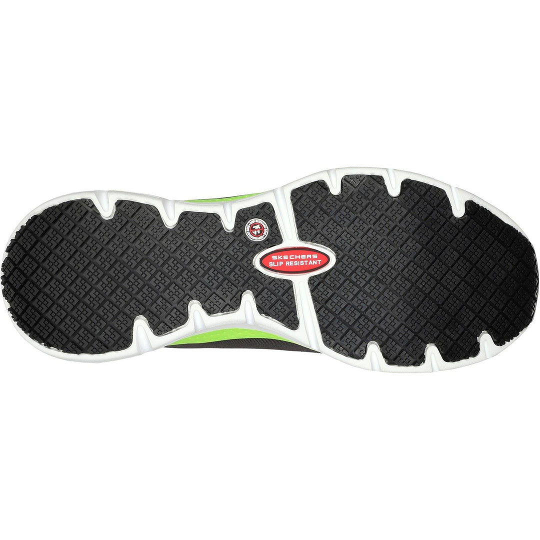 Men's Wide Fit Skechers 200086EC Arch Fit Ringstap Safety Trainers in Black - Image 12