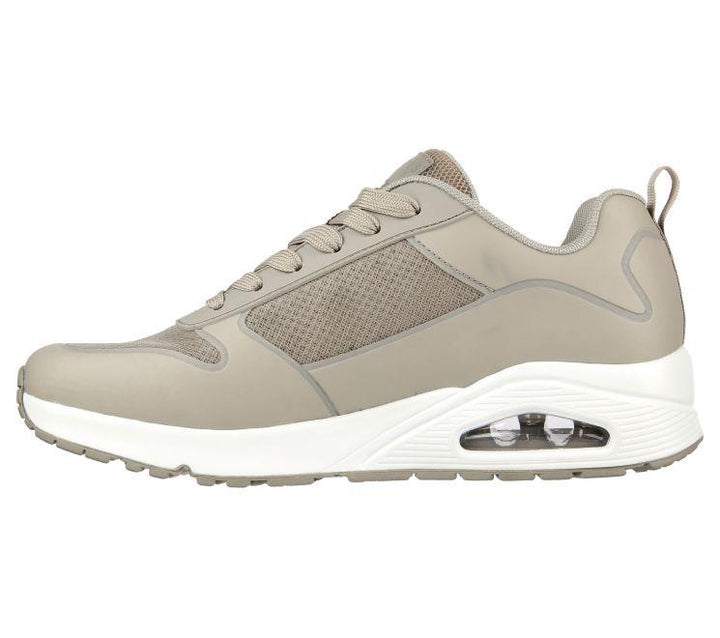 Men's Wide Fit Skechers 232248 Uno - Sol Trainers in Taupe - Image 1