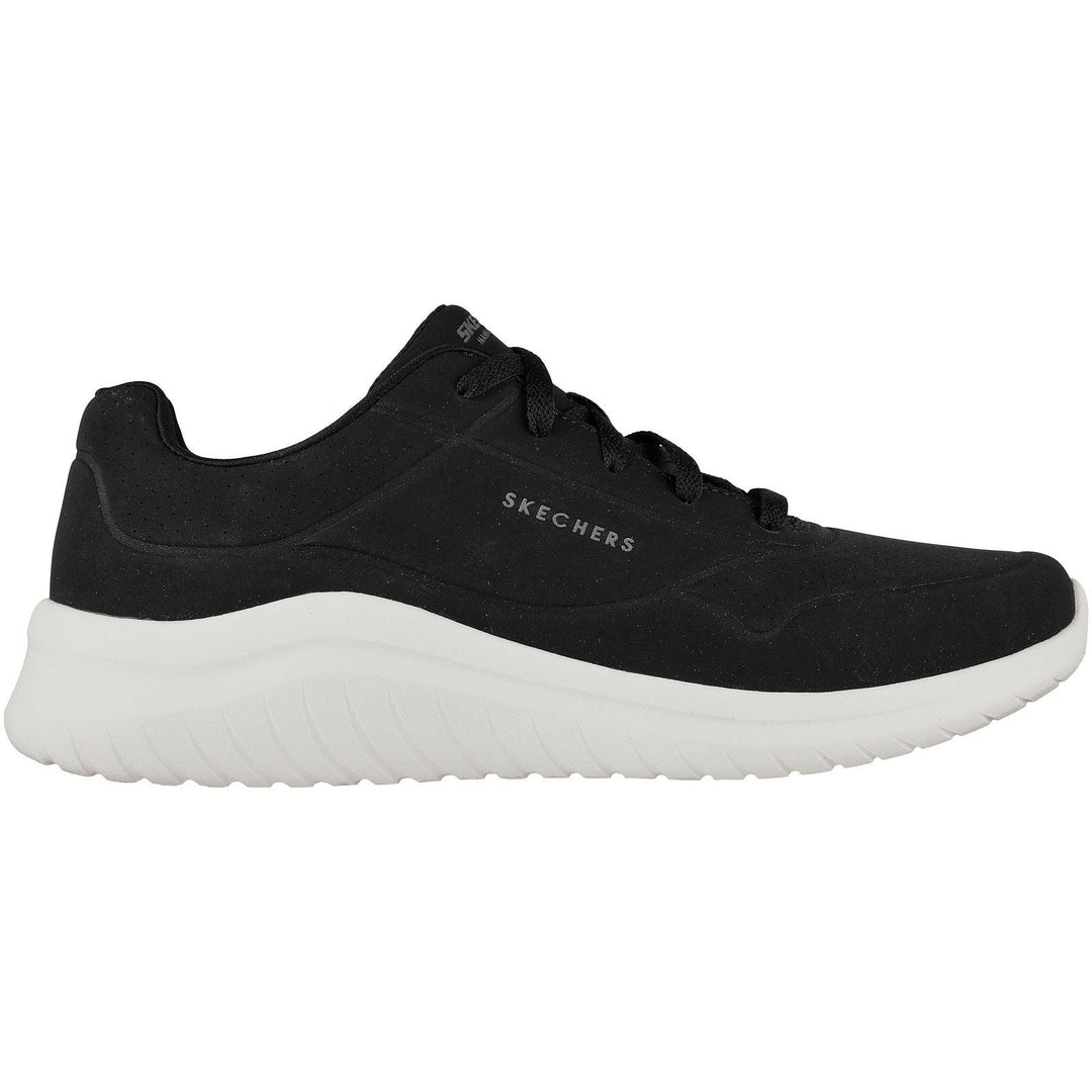Men's Wide Fit Skechers 232209 Ultra Flex 2.0 Vicinity Trainers - Black/White in Black/White - Image 2