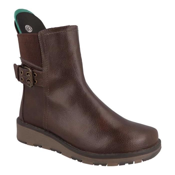 Women's Wide Fit DB Yosemite Boots in Black Synthetic - Image 1