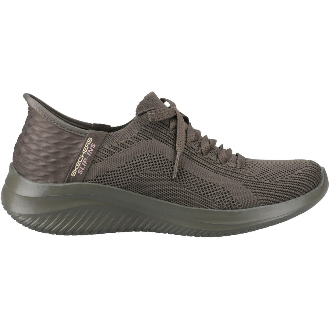 Women's Wide Fit Skechers 150447 Slip-ins Ultra Flex 3.0 Pure Color Trainers in Dark Navy - Image 5