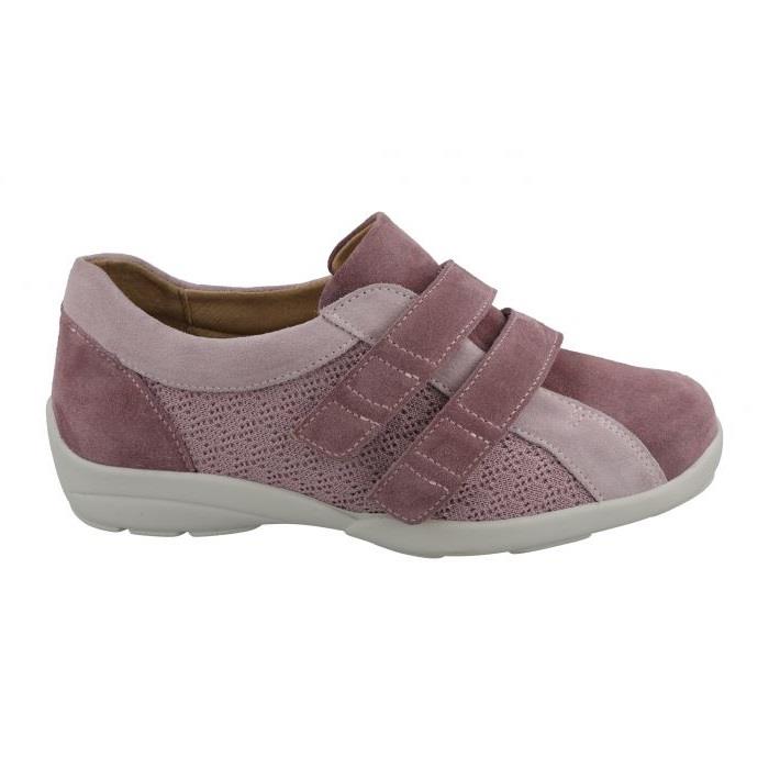 Women's Wide Fit DB Hummingbird Shoes in Blue Suede - Image 1