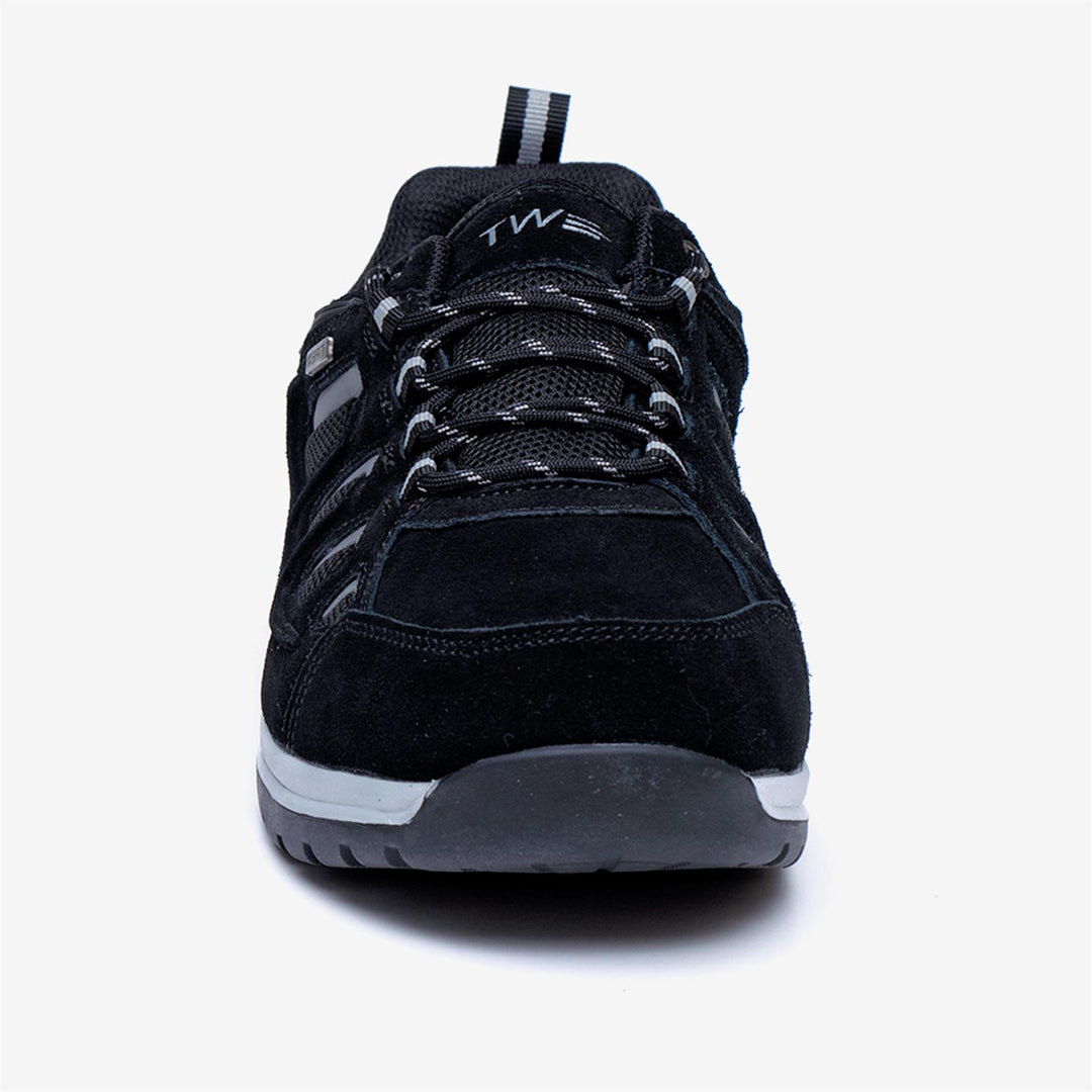 Men's Wide Fit Tredd Well Landscaper Hiking Waterproof Trainers in Black - Image 5