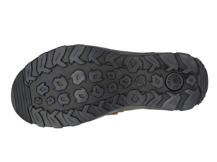 Mens Wide Fit Roamers M 422B Sandals in Brown Leather - Image 1