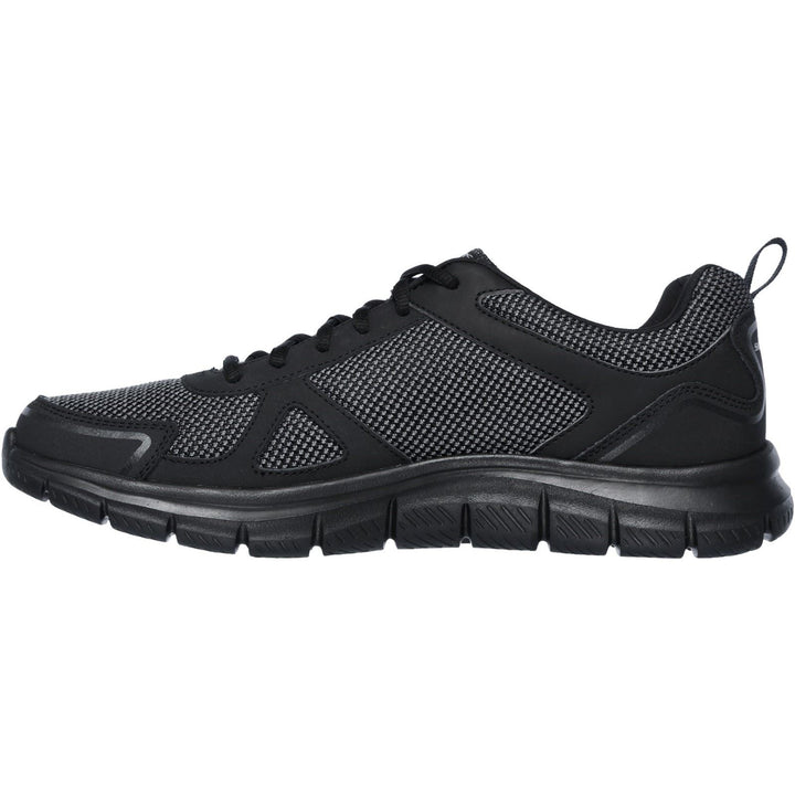 Men's Wide Fit Skechers 52630 Track Bucolo Sports Trainers - Black in Black - Image 1